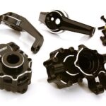 Machined Alloy Front Portal Housings & Uprights for Traxxas 1/10 TRX-4