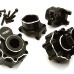 Billet Machined Alloy Rear Portal Drive Housing Set w/ Mount for Traxxas TRX-4