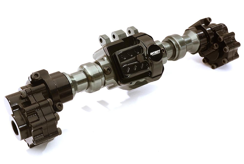 C28705GUN Billet Machined Rear Portal, Axle Housings & Mounts for Traxxas TRX-4 Crawler - Image 1