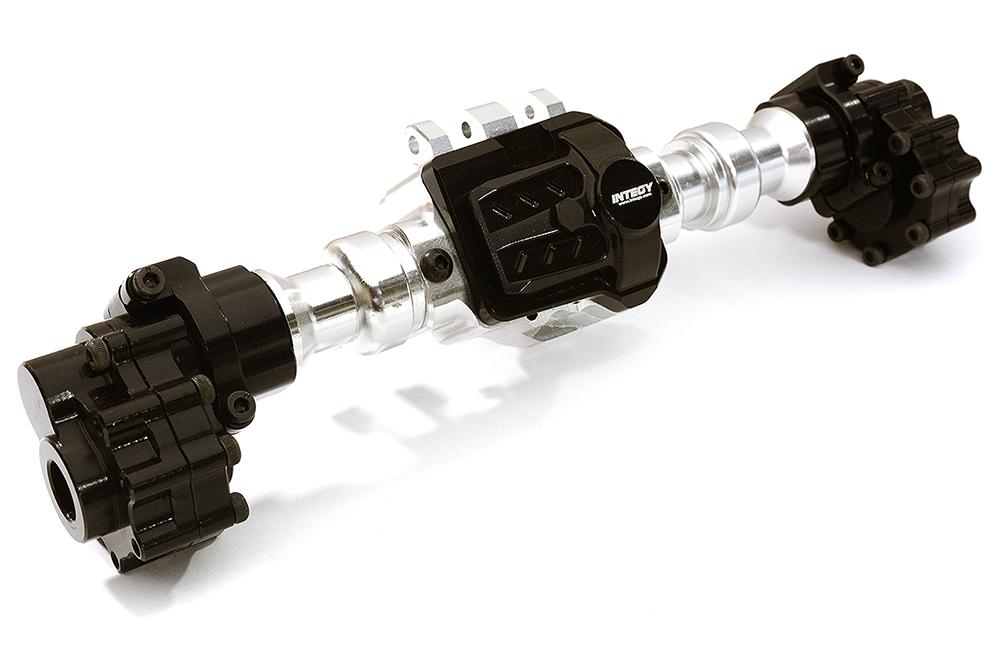 C28705SILVER Billet Machined Rear Portal, Axle Housings & Mounts for Traxxas TRX-4 Crawler - Image 1