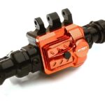 Black Billet Machined Rear Axle Housing for Traxxas TRX-4 Scale & Trail Crawler