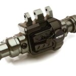 Billet Machined Rear Axle Housing for Traxxas TRX-4 Scale & Trail Crawler - Gun