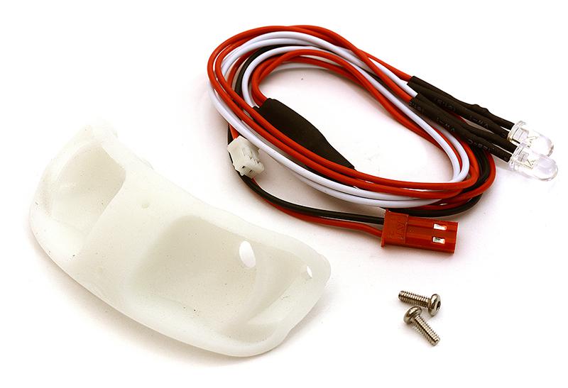 C28708 Front LED Light Set w/ Housing Bracket for Tamiya T3-01 - Image 1