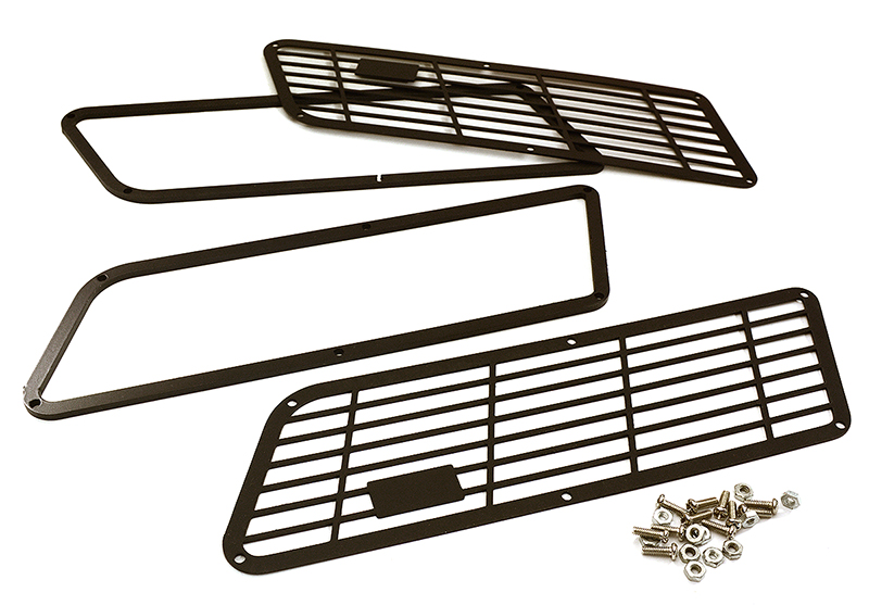 C28710 Metal Side Window Guards for Traxxas TRX-4 1979 Ford Bronco - Durable Protection - Image 1