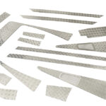 Realistic Alloy Diamond Plate Overlay Panels for Traxxas TRX-4 Crawler