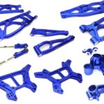 Blue Billet Machined Alloy Suspension Upgrade Kit for Arrma 1/8 Kraton 6S BLX