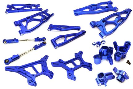 Blue Billet Machined Alloy Suspension Upgrade Kit for Arrma 1/8 Kraton 6S BLX