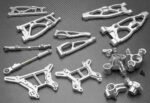Silver Billet Machined Alloy Suspension Upgrade Kit for Arrma 1/8 Kraton 6S BLX - Image 2
