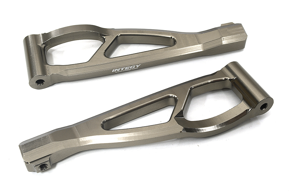 C28731GREY Billet Machined Front Upper Suspension Arms for Arrma 1/8 Kraton 6S BLX AR330218 - Image 1