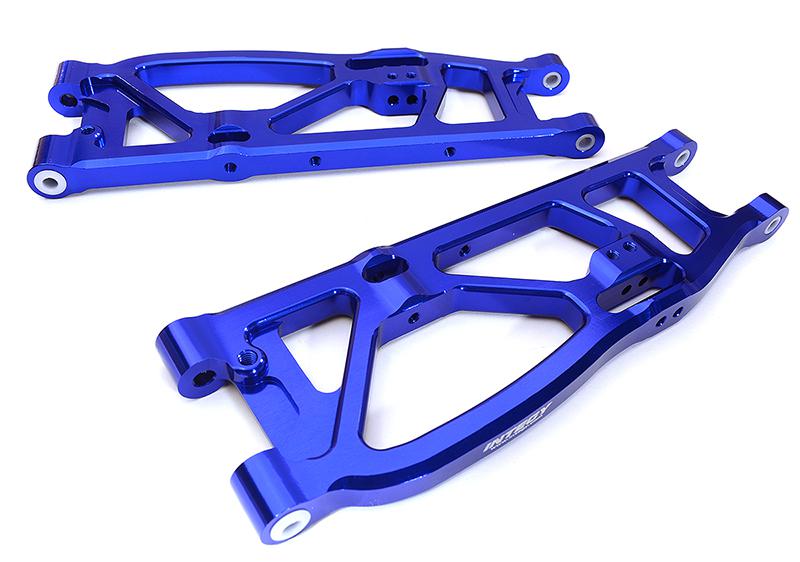 C28732BLUE Billet Machined Rear Lower Suspension Arm for Arrma 1/8 Kraton 6S BLX AR330249 - Image 1