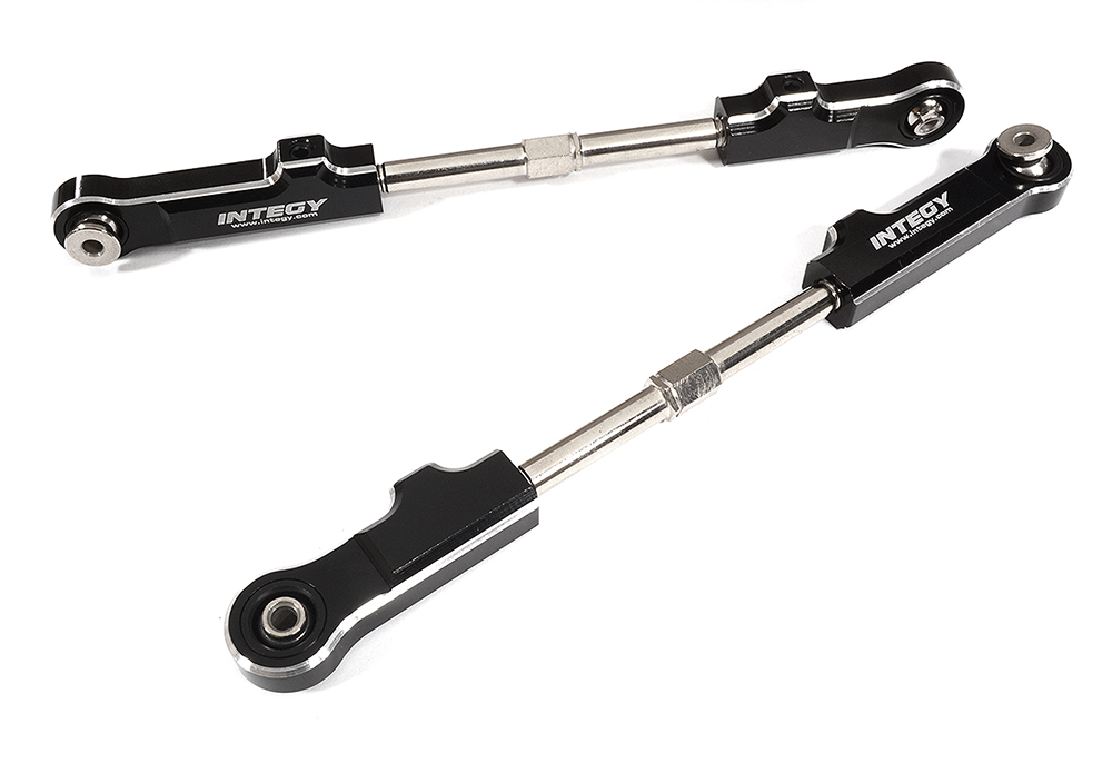 C28733BLACK Machined Rear Upper Suspension Linkages for Arrma 1/8 Kraton 6S BLX AR330221 - Image 1