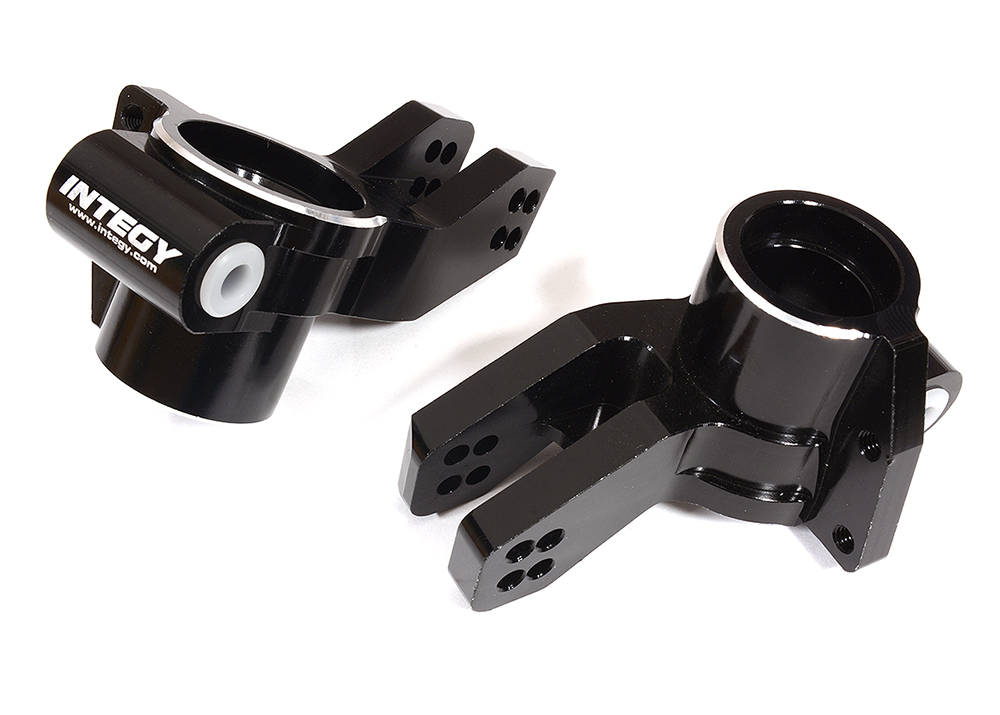 C28735BLACK Billet Machined Rear Hub Carriers for Arrma 1/8 Kraton 6S BLX AR330404 - Image 1