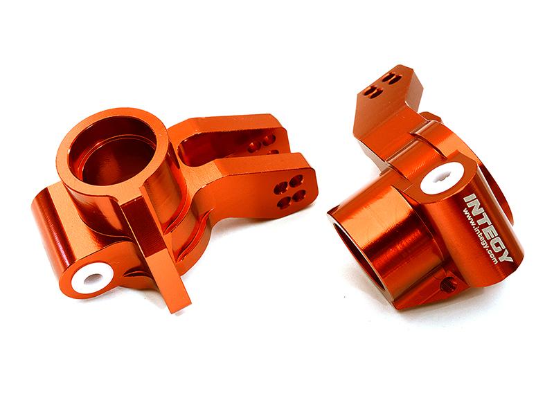 C28735RED Billet Machined Rear Hub Carriers for Arrma 1/8 Kraton 6S BLX AR330404 - Image 1