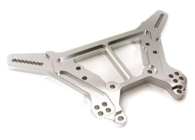 C28737SILVER Billet Machined Rear Shock Tower for Arrma 1/8 Kraton 6S BLX AR330222 - Image 1