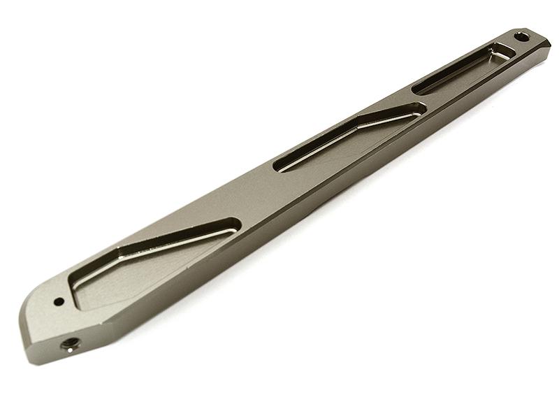 C28745GREY Billet Machined Long Rear Chassis Brace for Arrma 1/8 Kraton 6S BLX AR320446 - Image 1