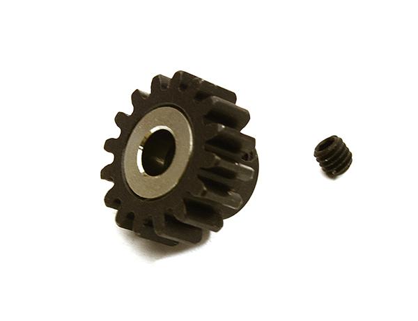 C28749GREY Machined 5mm Bore 16T Pinion Gear for Arrma 1/8 Kraton 6S BLX (MOD1) ARA310963 - Image 1