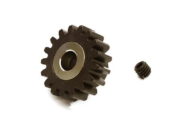 C28750GREY Machined 5mm Bore 17T Pinion Gear for Arrma 1/8 Kraton 6S BLX (MOD1) ARA310964 - Image 1