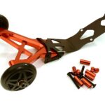 Red Billet Machined Wheelie Bar for Traxxas 1/10 Revo & E-Revo (Pre-2017)