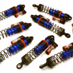 Machined Piggyback Shock Set (8) for Traxxas 1/10 Scale E-Maxx Brushless 3762A