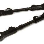 Black Billet Machined Rear Upper Suspension Linkages for Losi 1/5 DBXL-E 2.0 4WD