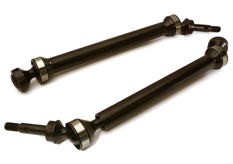 C28797GREY Machined Universal Drive Shafts for Traxxas 1/10 E-Revo & E-Maxx Brushless 5451X - Image 1