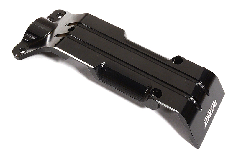C28799BLACK Black Billet Machined Alloy Rear Skid Plate for Traxxas 1/10 E-Revo 2.0 8637 - Image 1