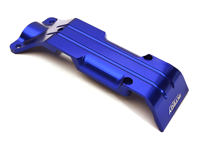 C28799BLUE Billet Machined Alloy Rear Skid Plate for Traxxas 1/10 E-Revo 2.0 8637 - Image 1