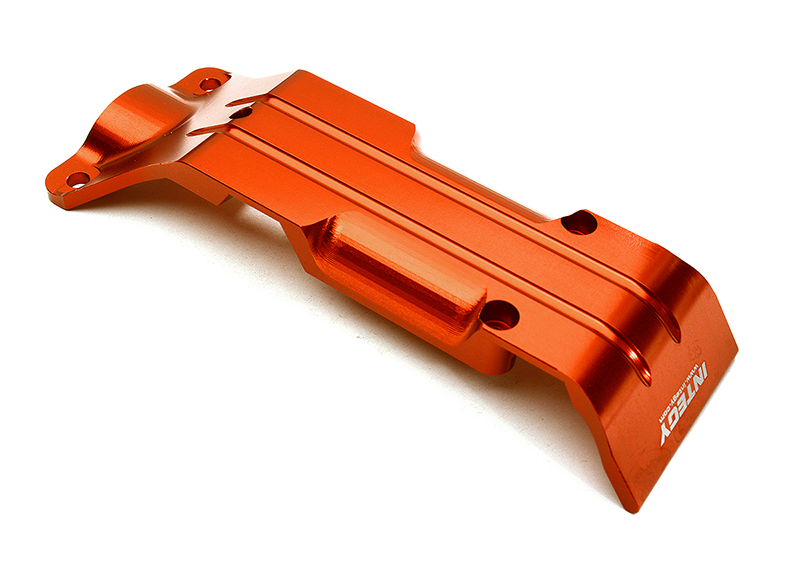 C28799RED Billet Machined Alloy Rear Skid Plate for Traxxas 1/10 E-Revo 2.0 8637 - Image 1