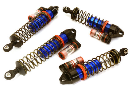 Piggyback Shock Set (4) for Traxxas 1/10 Stampede 4X4 & Rustler 4X4 3765 3766