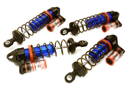 Billet Machined Piggyback Shock Set (4) for Traxxas 1/10 Bandit 2WD