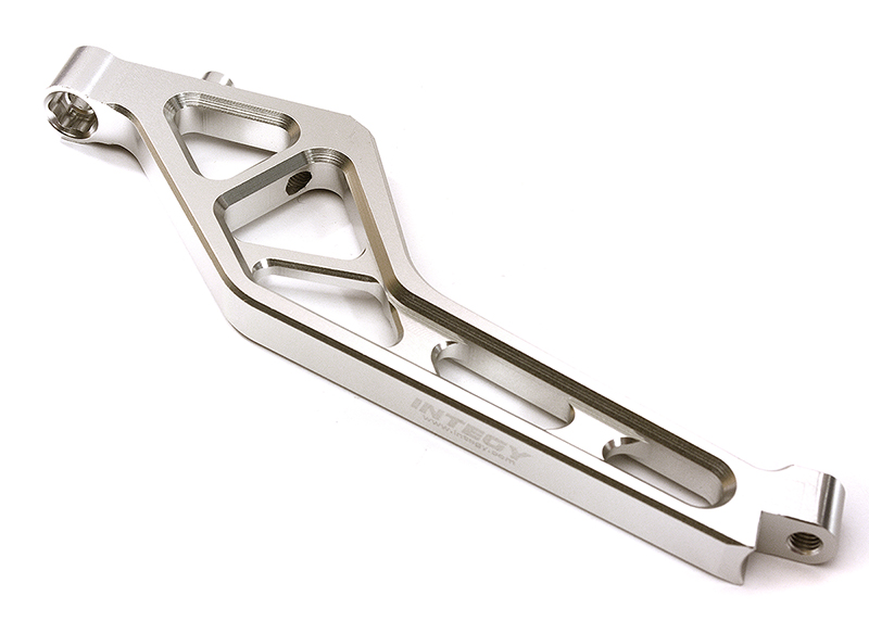 C28810SILVER Billet Machined Front Chassis Brace for Losi 1/5 Desert Buggy XL-E - Image 1