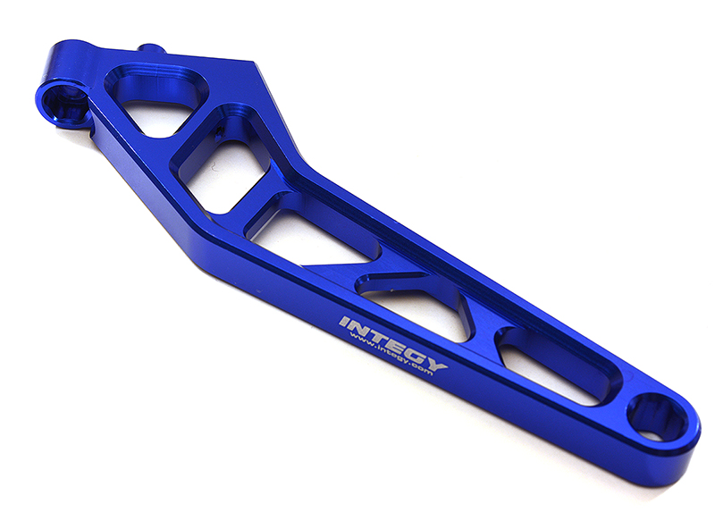 C28811BLUE Billet Machined Rear Chassis Brace for Losi 1/5 Desert Buggy XL-E - Image 1