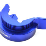 Billet Machined Alloy Gear Cover for Traxxas 1/10 E-Revo 2.0 - Blue 8677