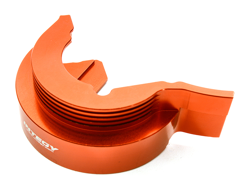 C28813RED Billet Machined Alloy Gear Cover for Traxxas 1/10 E-Revo 2.0 8677 - Image 1