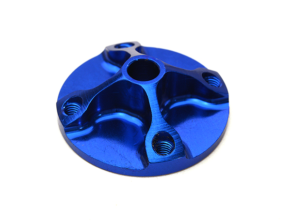 C28816BLUE Billet Machined Spur Gear Hub for Redcat 1/10 TR-MT10E - Image 1