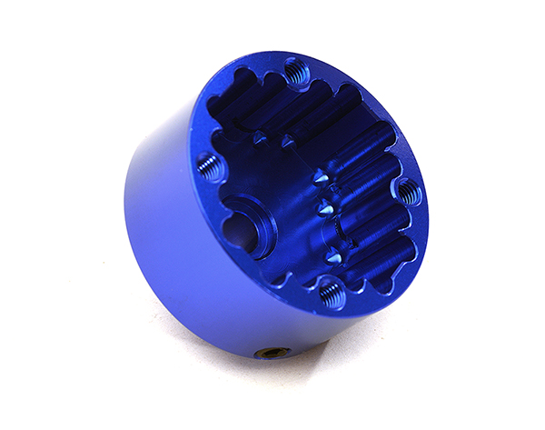 C28819BLUE Machined Differential Case Housing for Arrma Kraton 6S BLX Brushless AR310433 - Image 1