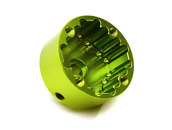 C28819GREEN Machined Differential Case Housing for Arrma Kraton 6S BLX Brushless AR310433 - Image 1