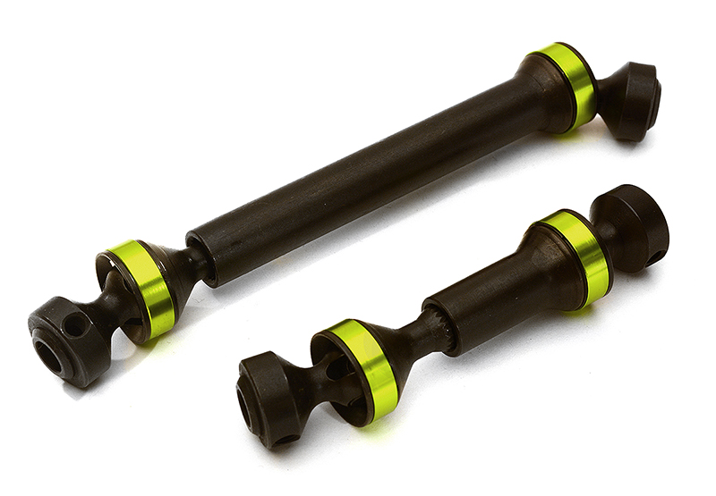 C28822GREEN Billet Machined Green Center Drive Shafts for Traxxas 1/10 E-Maxx Brushless 5151 - Image 1