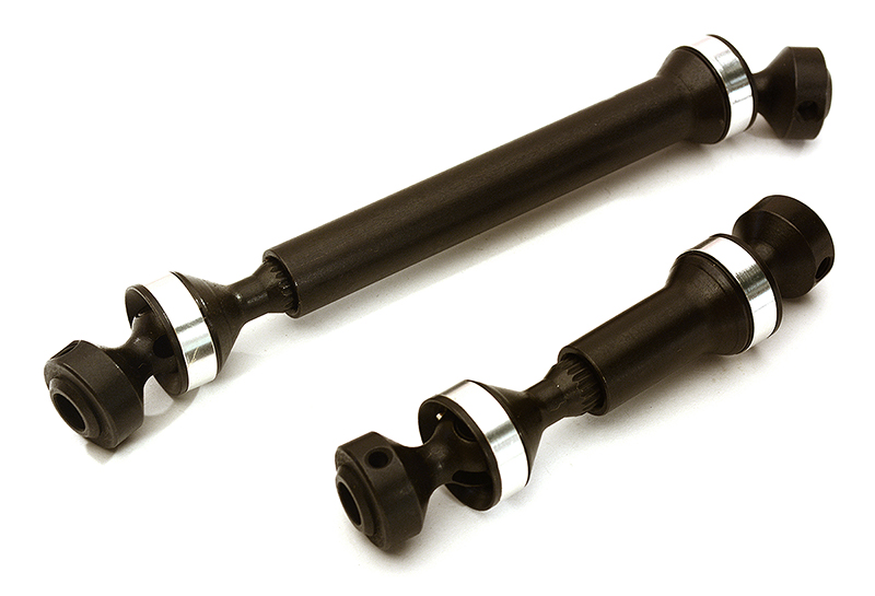 C28822SILVER Billet Machined Center Drive Shafts for Traxxas 1/10 E-Maxx Brushless 5151 - Image 1