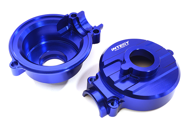 C28828BLUE Blue Billet Machined Gearbox Housing for Losi 1/5 Desert Buggy XL-E - Image 1