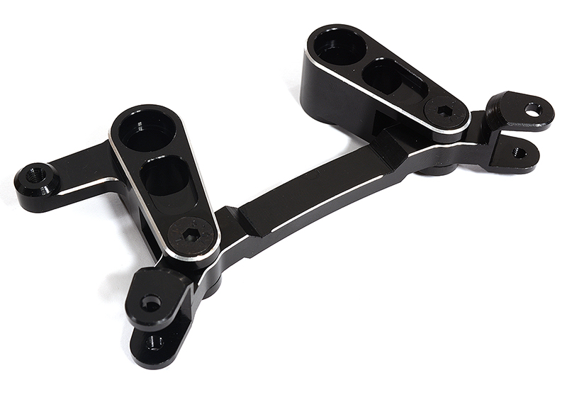 C28831BLACK Machined Steering Bellcrank Set for Arrma 1/10 Granite 4X4 3S BLX ARA340179 - Image 1