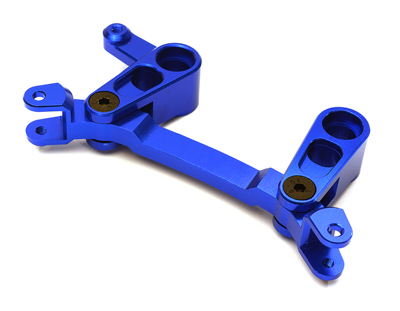 C28831BLUE Machined Steering Bellcrank Set for Arrma 1/10 Granite 4X4 3S BLX ARA340179 - Image 1