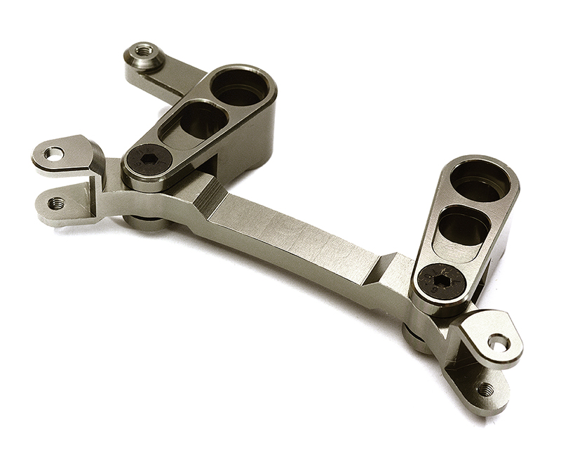 C28831GREY Machined Steering Bellcrank Set for Arrma 1/10 Granite 4X4 3S BLX ARA340179 - Image 1