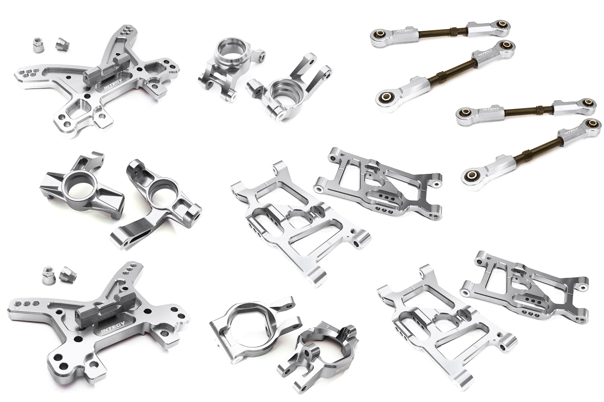 C28832SILVER Silver Billet Machined Upgrade Conversion Kit for Losi 1/5 Desert Buggy XL-E 1.0 - Image 1