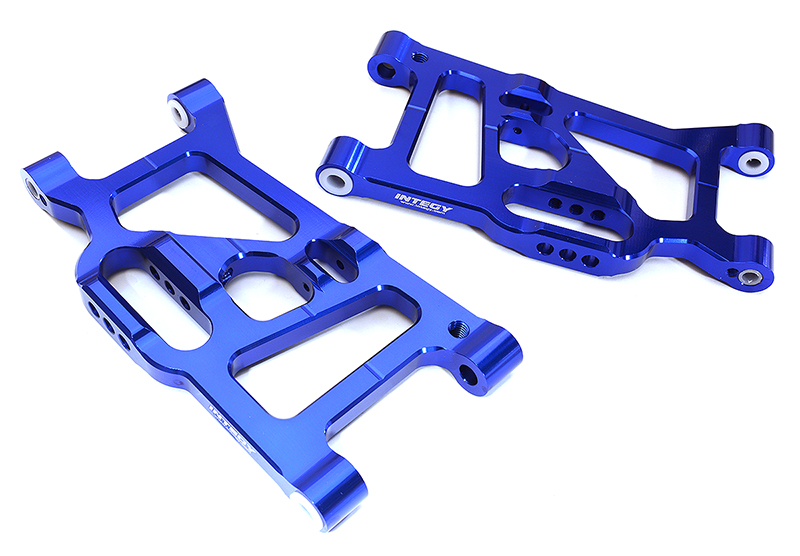 C28833BLUE Billet Machined Lower Suspension Arms for Losi 1/5 Desert Buggy XL-E & 2.0 - Image 1