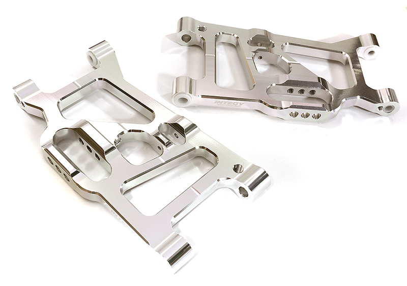 C28833SILVER Billet Machined Lower Suspension Arms for Losi 1/5 Desert Buggy XL-E & 2.0 - Image 1