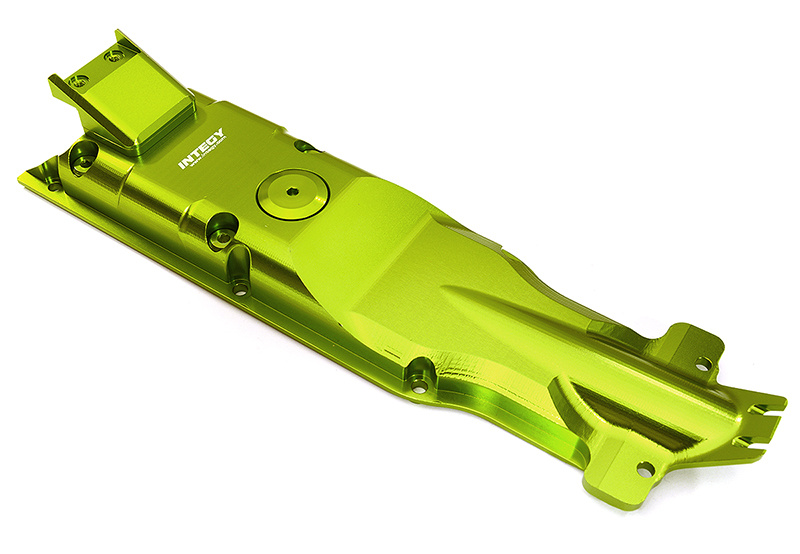 C28842GREEN Billet Machined Alloy Center Skid Plate for Traxxas 1/10 E-Revo 2.0 5637 - Image 1
