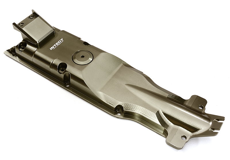 C28842GREY Billet Machined Alloy Center Skid Plate for Traxxas 1/10 E-Revo 2.0 5637 - Image 1