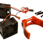 Machined Motor Heatsink & Cooling Fans for Losi 1/5 Desert Buggy XL-E & 2.0