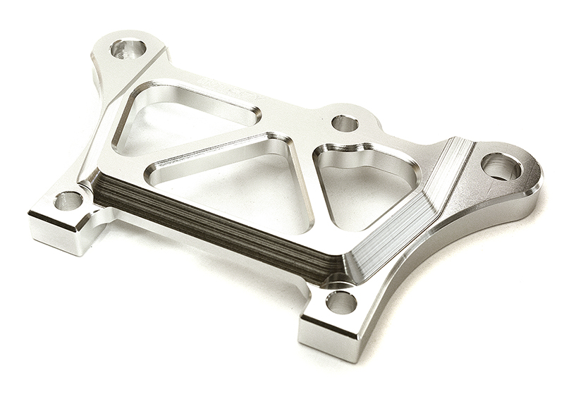 C28855SILVER Billet Machined Top Plate for Losi 1/5 Desert Buggy XL-E - Image 1